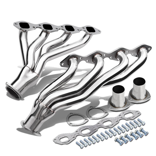 HEADERS STAINLESS STEEL - CHEVY 396 502 454 V8 - GM A BODY BIG BLOCK SHORTY / SQUAR FLANGE
