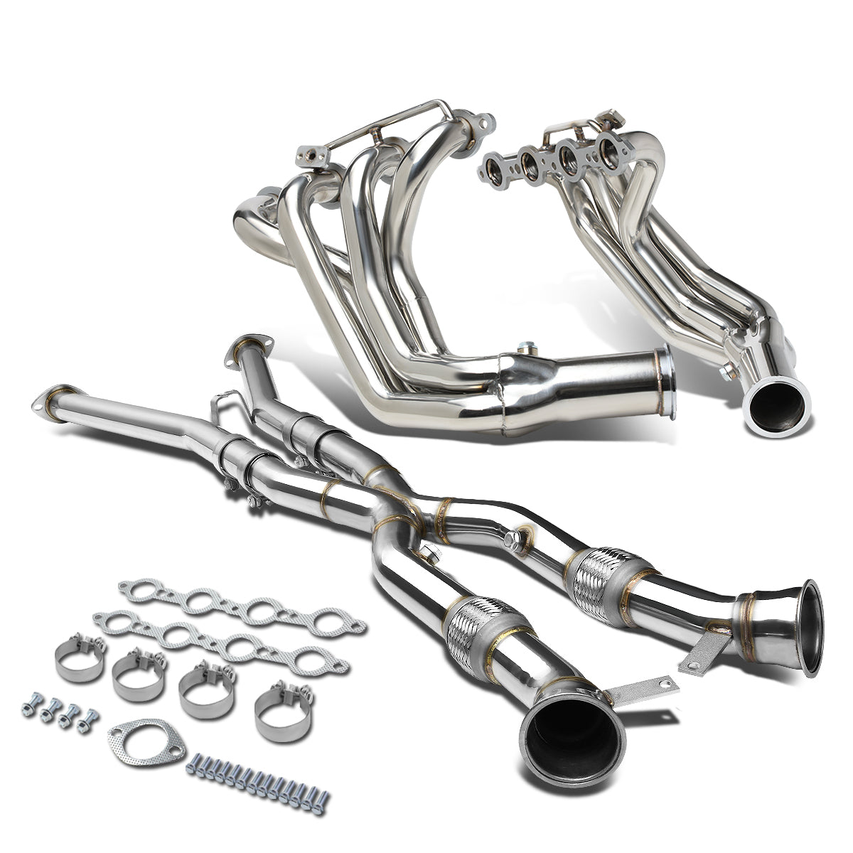 HEADERS STAINLESS STEEL - 97-04 CHEVY CORVETTE LT + X-PIPE