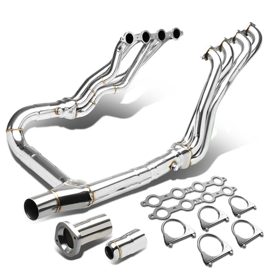 HEADERS STAINLESS STEEL - 07-13 CHEVY SILVERADO/ GMC SIERRA 1500/2500HD/3500HD 4.8/5.3/6.0/6.2L + Y-PIPE