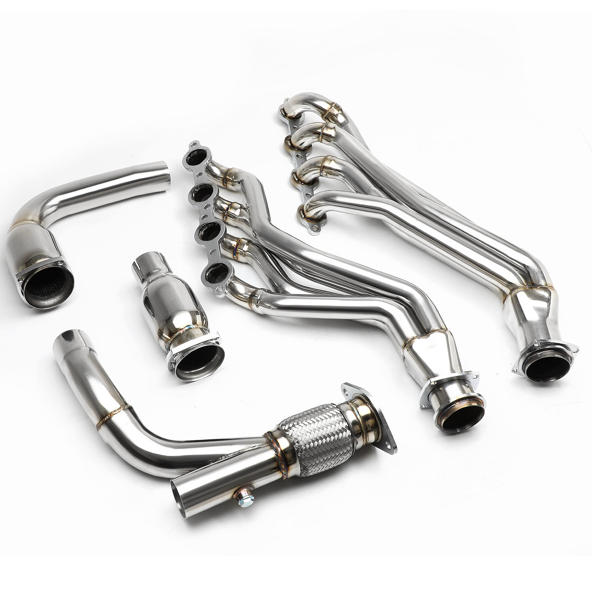 HEADERS STAINLESS STEEL - 06-09 CHEVY TRAILBLAZER SS 6.0L + Y-PIPE