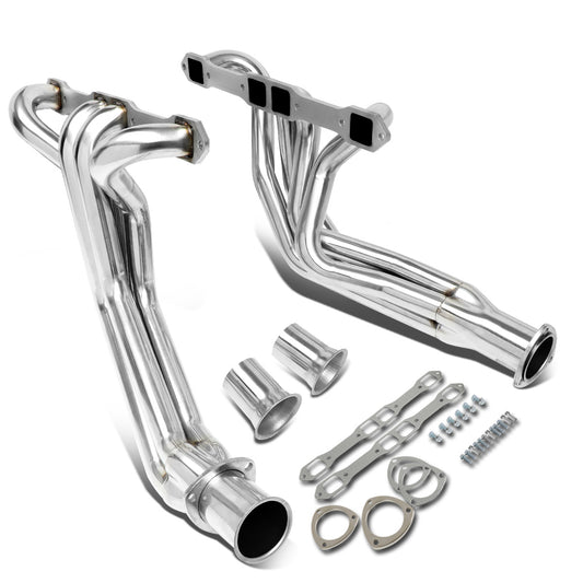 HEADERS STAINLESS STEEL - 67-82 DODGE 4WD 1/2, 3/4 TON PICKUP 383-440 - LONG TUBE