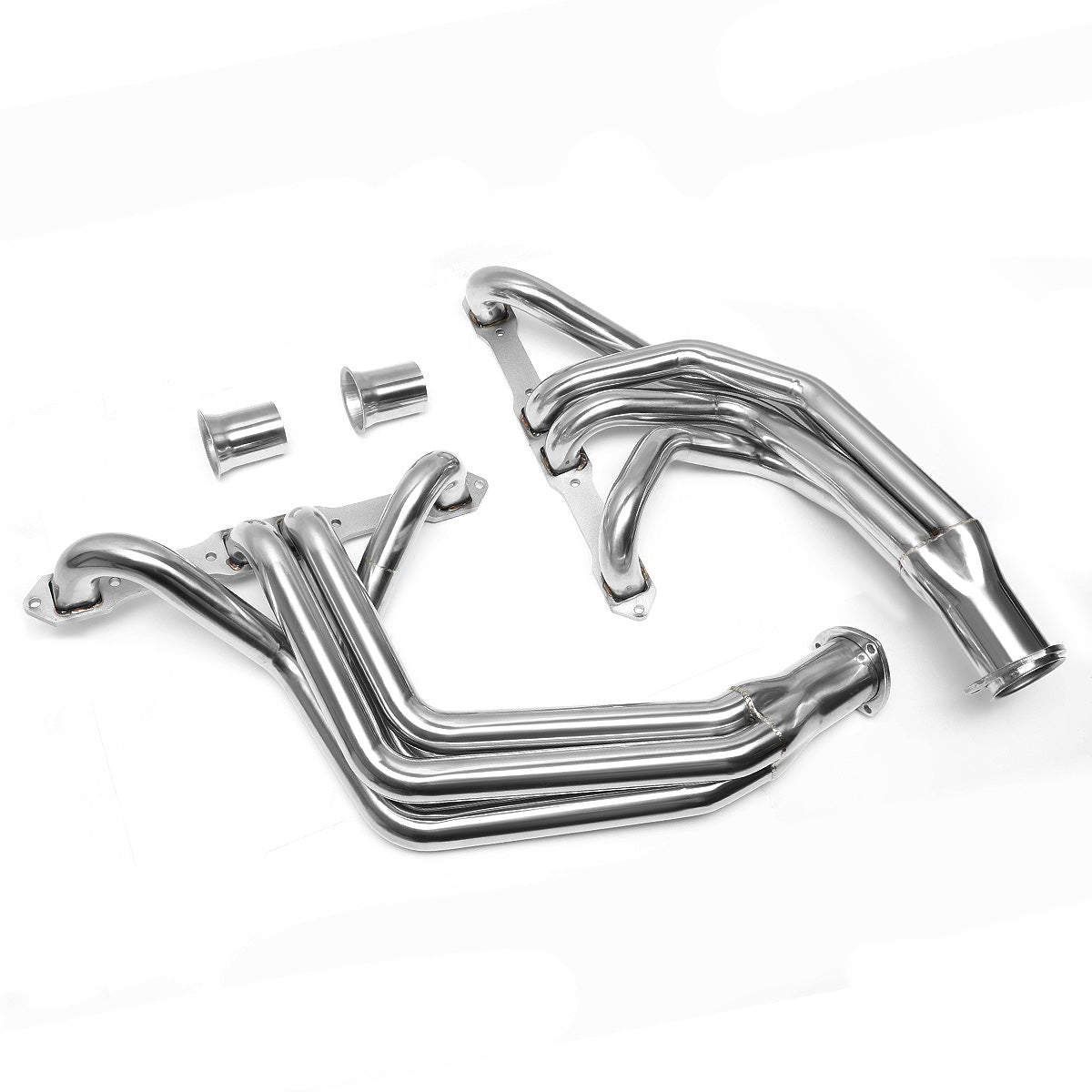 HEADERS STAINLESS STEEL - 67-82 DODGE 4WD 1/2, 3/4 TON PICKUP 383-440 - LONG TUBE