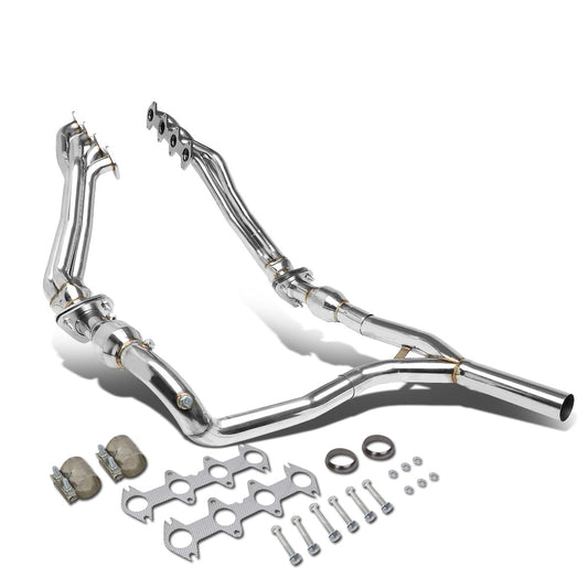 HEADERS STAINLESS STEEL - 04-10 F-150 4WD LT + Y-PIPE