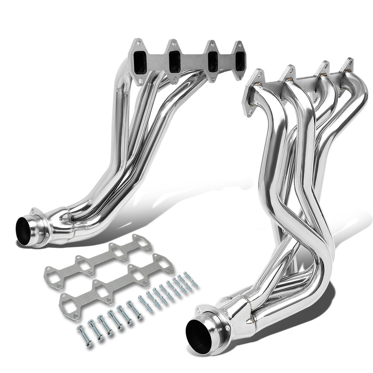 HEADERS STAINLESS STEEL - 66-76 FORD F-100 / F-150 / F-250 V8 352-390 FE - 4WD - LONG TUBE
