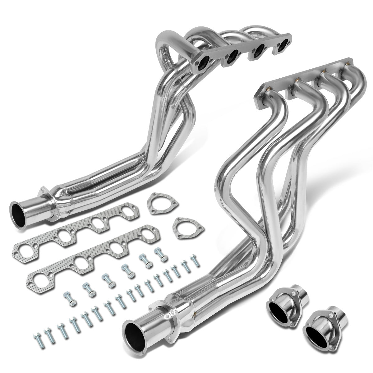 HEADERS STAINLESS STEEL - 80-95 FORD F-150 / F-250 / F-350 BRONCO 5.8L V8 - 2WD&4WD - LONG TUBE