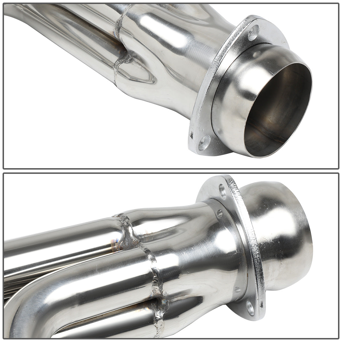 HEADERS STAINLESS STEEL - 80-96 FORD F-150 / F-250 / F-350 BRONCO 5.0L V8 - 2WD&4WD - LONG TUBE
