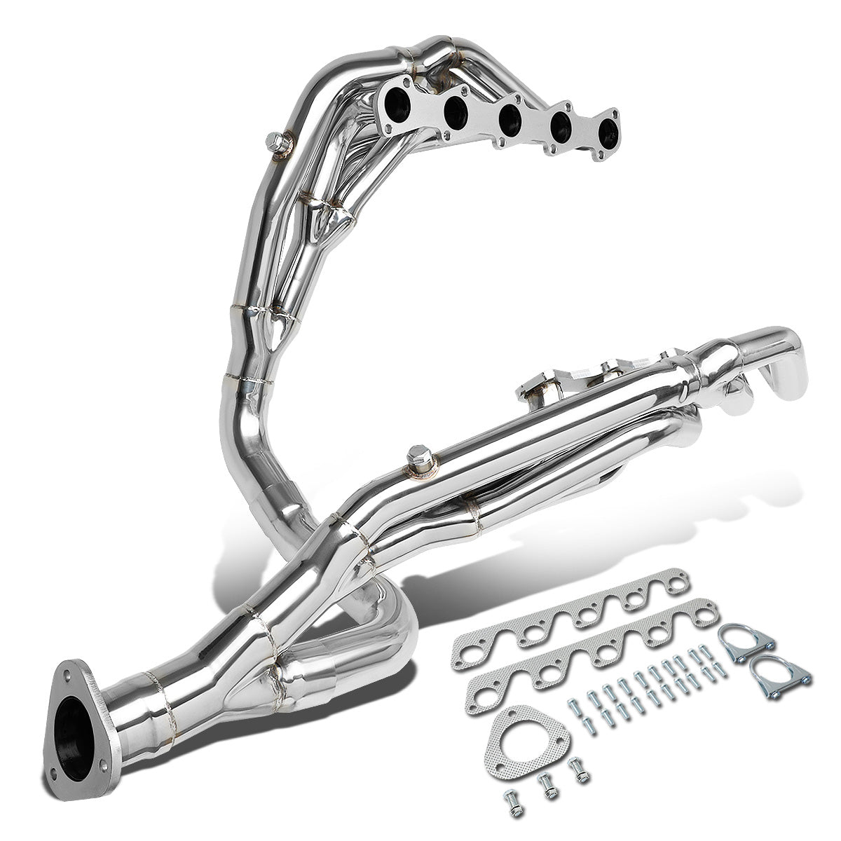 HEADERS STAINLESS STEEL - 99-04 FORD F-250 SD, F-350 SD 6.8L V10 - LONG TUBE