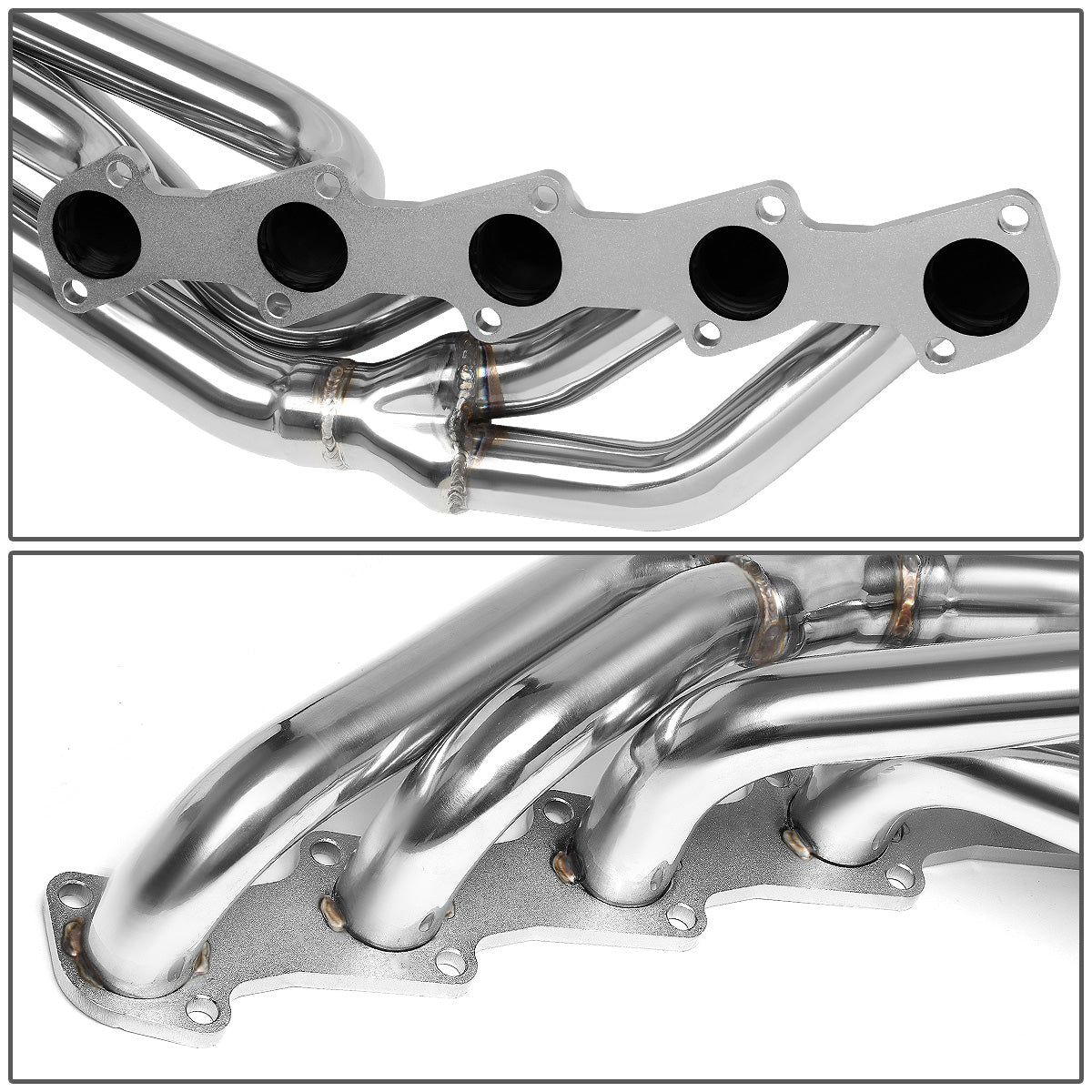 HEADERS STAINLESS STEEL - 99-04 FORD F-250 SD, F-350 SD 6.8L V10 - LONG TUBE