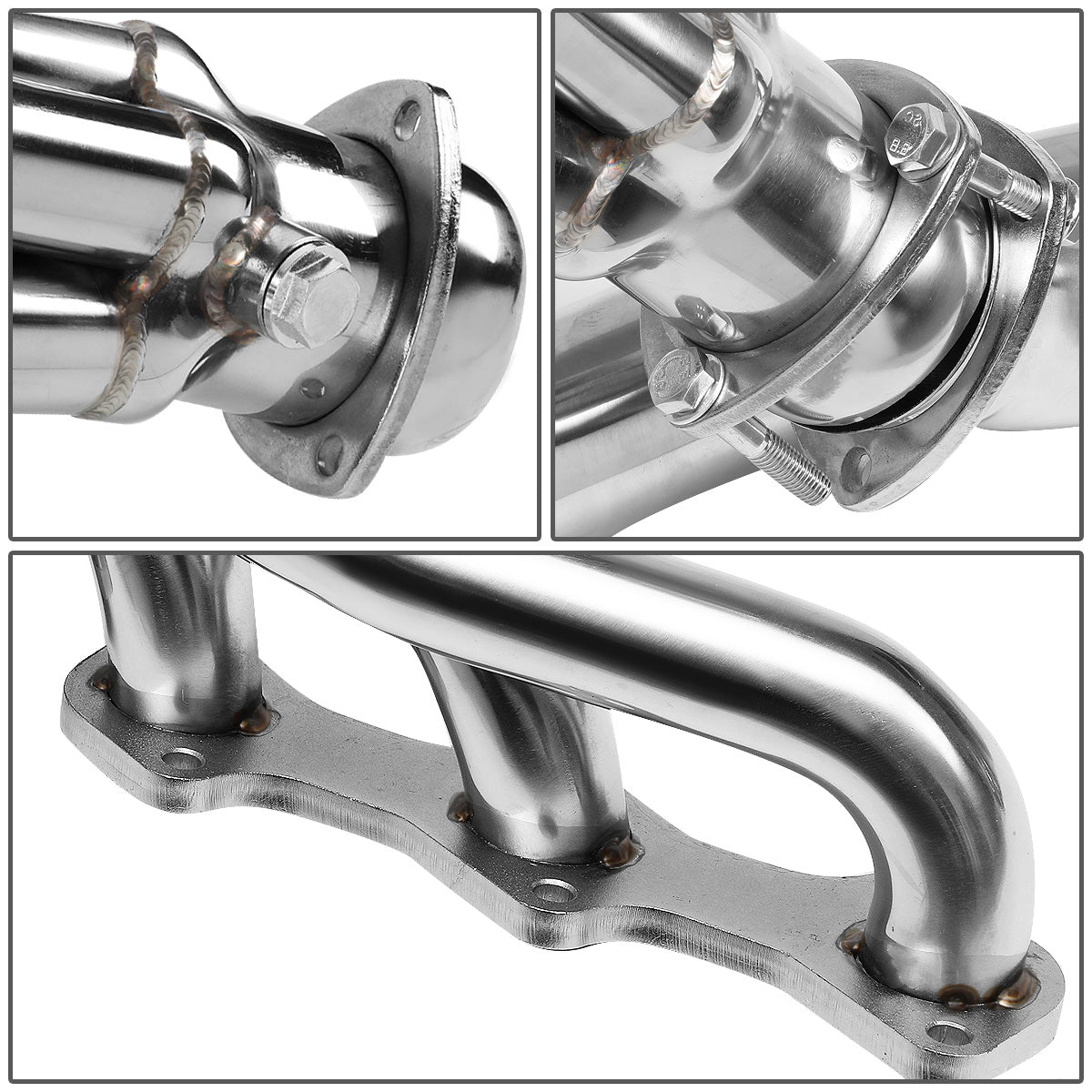 HEADERS STAINLESS STEEL - 99-04 FORD 2WD / 4WD F-250 / F-350 6.8L V10 - MID LENGTH
