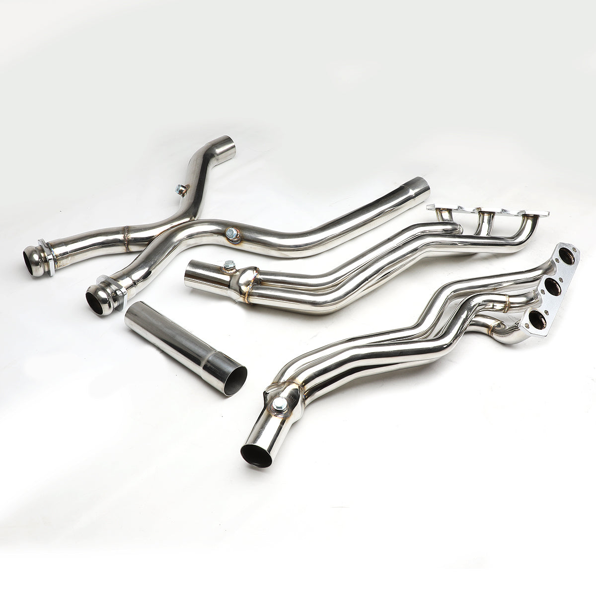 HEADERS STAINLESS STEEL - 99-04 FORD MUSTANG 3.8/3.9L V6 + Y-PIPE