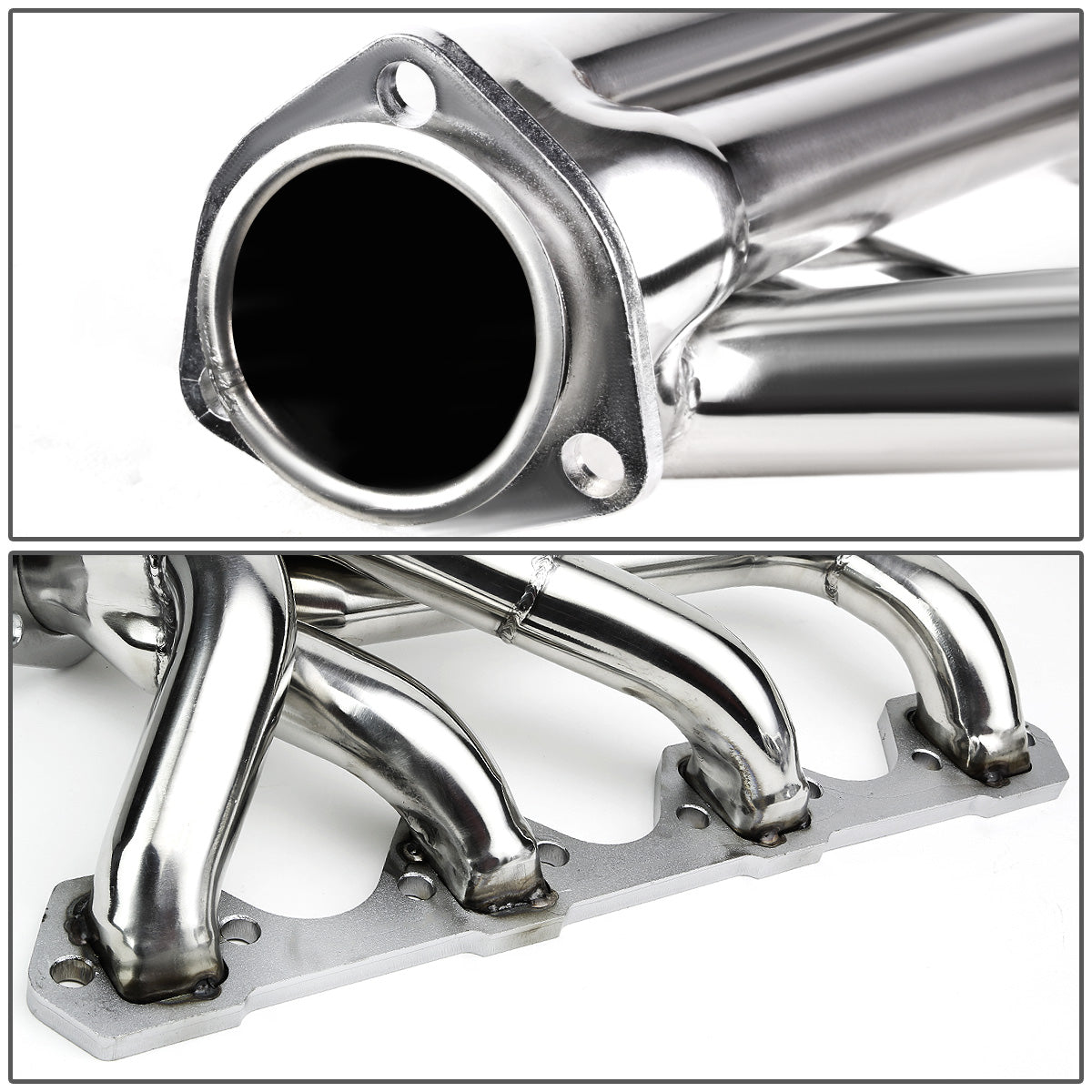 HEADERS STAINLESS STEEL - 62-70 FORD FALCON / 64-73 FORD MUSTANG / 66-70 FORD FAIRLANE / 67-70 MERCURY COUGAR / 71-77 FORD MAVERICK - SHORTY