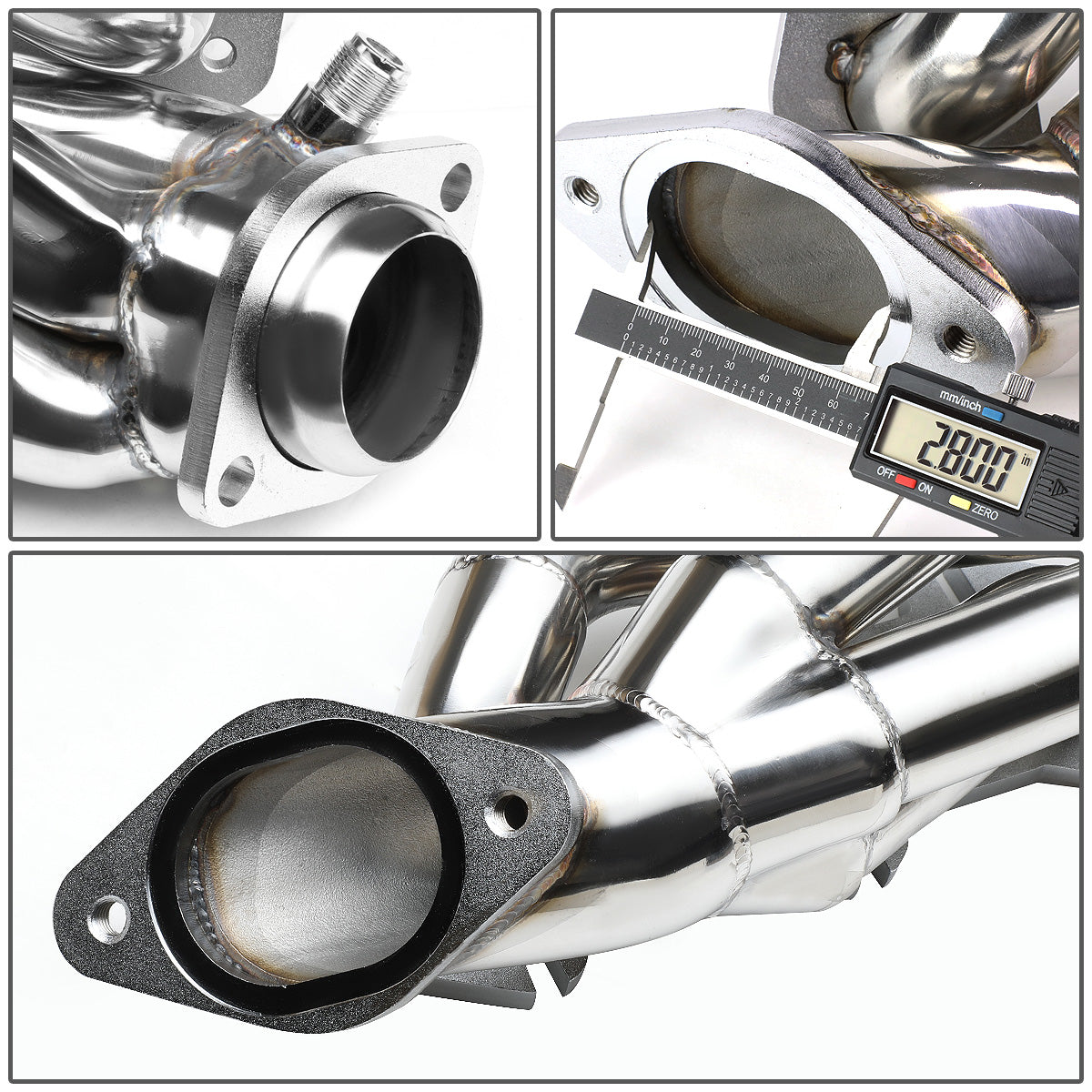 HEADERS STAINLESS STEEL - 96-04 FORD MUSTANG GT 4.6L V8 - SHORTY