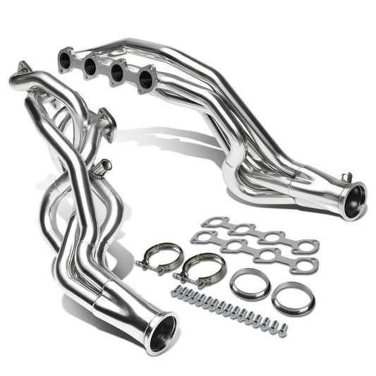 HEADERS STAINLESS STEEL - 96-04 FORD MUSTANG GT 4.6L V8 - LONG TUBE - CLAMP ON