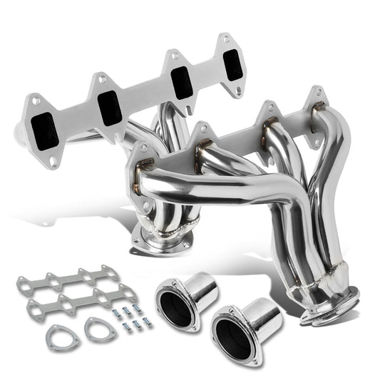 HEADERS STAINLESS STEEL - 57-72 FORD F-100 5.8L, 5.9L, 6.4L V8 - MID
