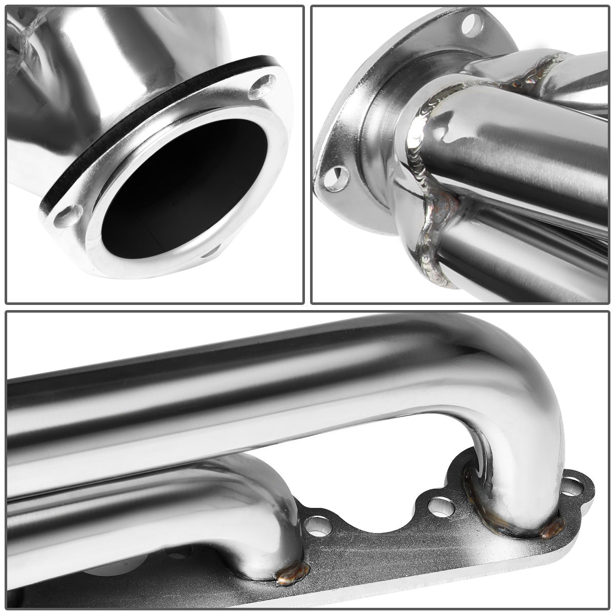 HEADERS STAINLESS STEEL - 57-72 FORD F-100 5.8L, 5.9L, 6.4L V8 - SHORTY
