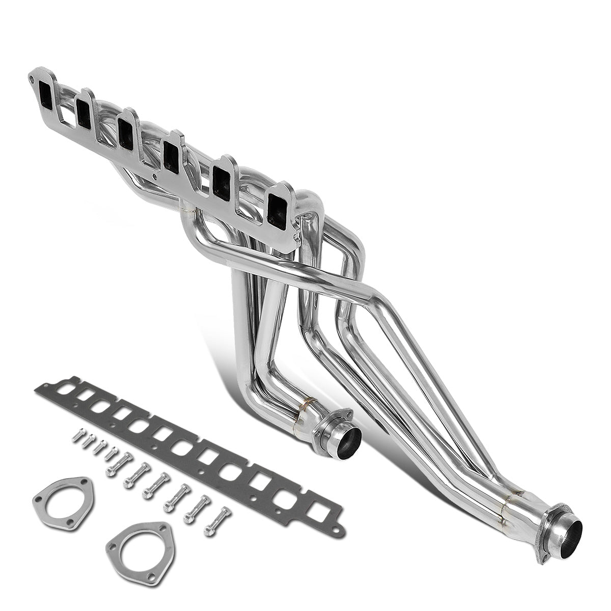 HEADERS STAINLESS STEEL - 65-83 FORD F-100 / 75-89 FORD F-150 / 65-89 FORD F-250 / 78-89 FORD F-350 - FITS 3.9 4.9 L6 MODELS - FITS RWD MODELS ONLY - LONG TUBE