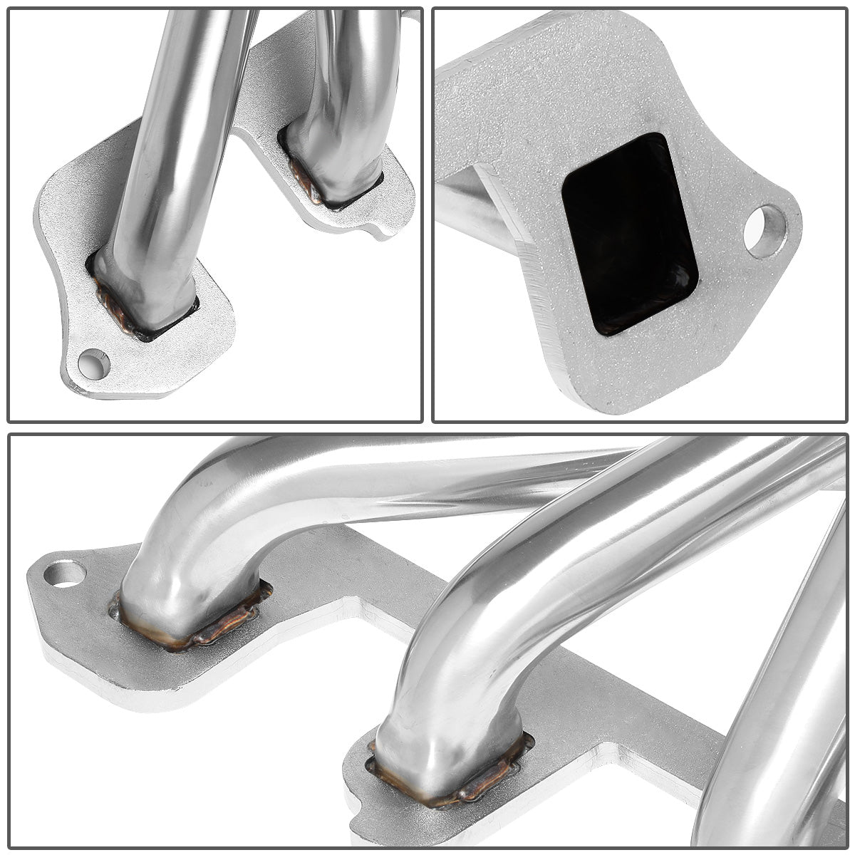 HEADERS STAINLESS STEEL - 65-83 FORD F-100 / 75-89 FORD F-150 / 65-89 FORD F-250 / 78-89 FORD F-350 - FITS 3.9 4.9 L6 MODELS - FITS RWD MODELS ONLY - LONG TUBE