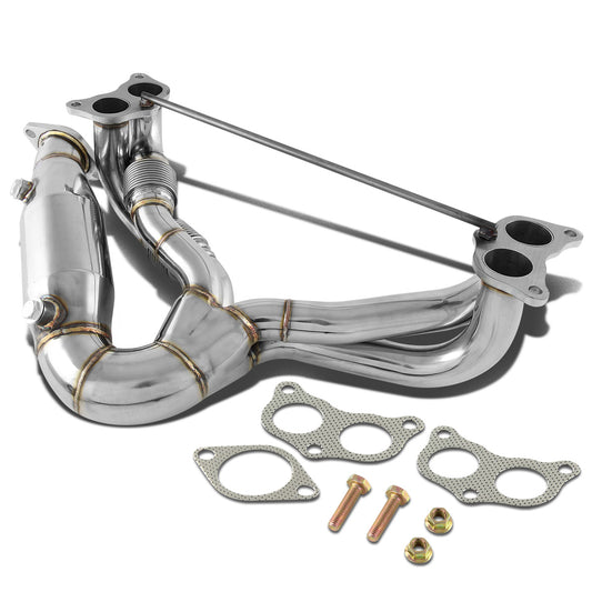 HEADERS STAINLESS STEEL - 13-14 SCION FR-S / SUBARU BRZ WITH HIGH FLOW INTERNAL SLEEVED FLEX PIPE & CAT