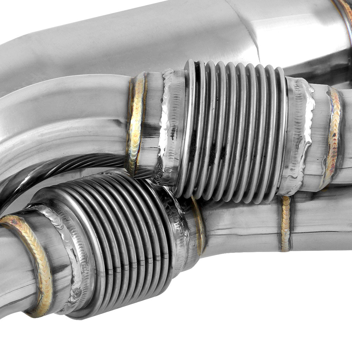 HEADERS STAINLESS STEEL - 13-14 SCION FR-S / SUBARU BRZ WITH HIGH FLOW INTERNAL SLEEVED FLEX PIPE & CAT