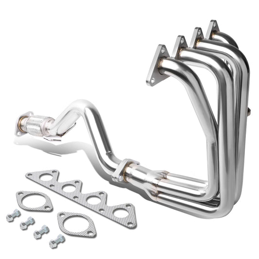 HEADERS STAINLESS STEEL - 06-11 HYUNDAI ACCENT / KIA RIO / RIO5 - INCLUDES MIDPIPE