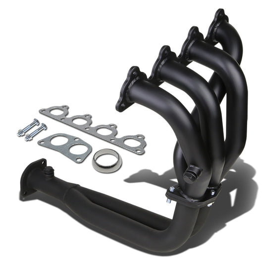 HEADERS STAINLESS STEEL - 88-00 HONDA CIVIC/DEL SOL/CRX D15/D16 - BLACK