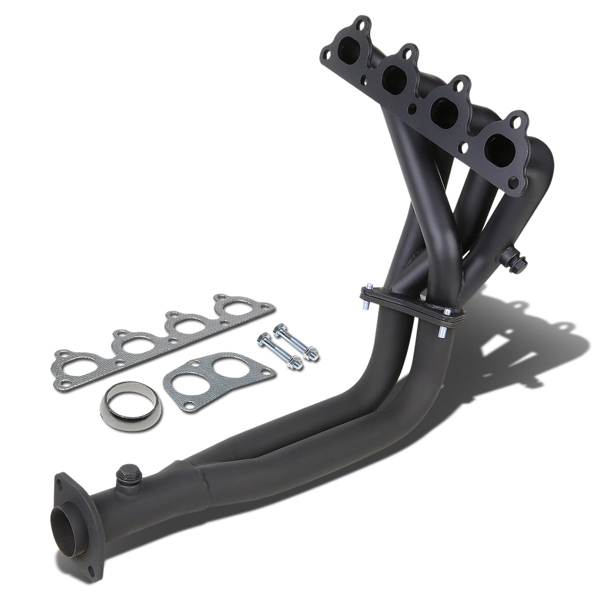 HEADERS STAINLESS STEEL - 88-00 HONDA CIVIC/DEL SOL/CRX D15/D16 - BLACK