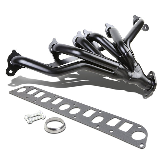 HEADERS STAINLESS STEEL - 91-99 GRAND CHEROKEE WRANGLER YJ TJ XJ 4.0 6CYL - BLACK