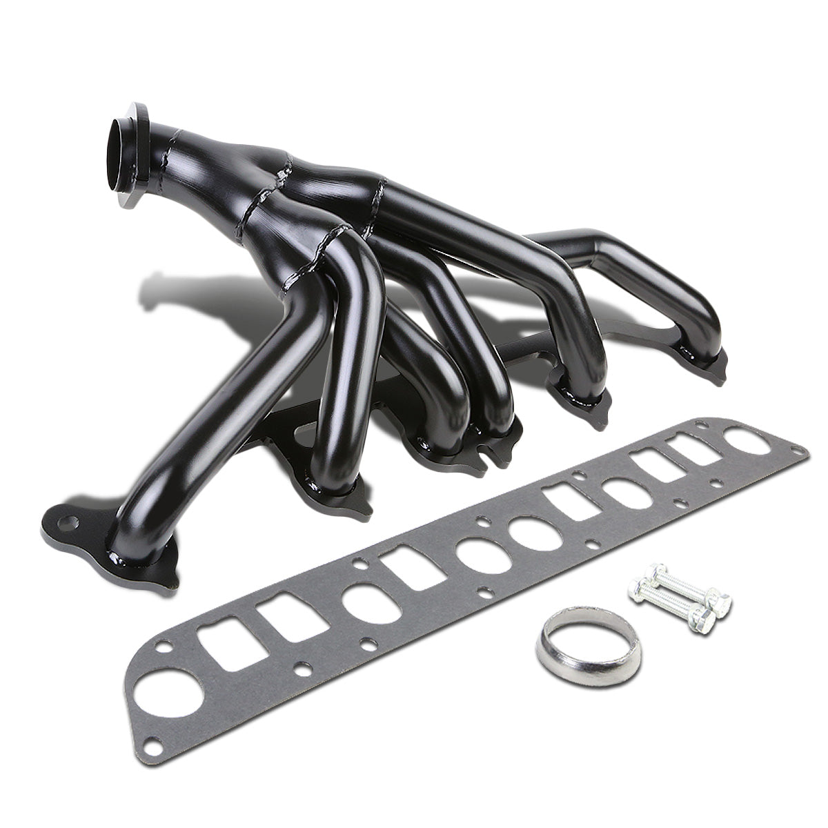 HEADERS STAINLESS STEEL - 91-99 GRAND CHEROKEE WRANGLER YJ TJ XJ 4.0 6CYL - BLACK