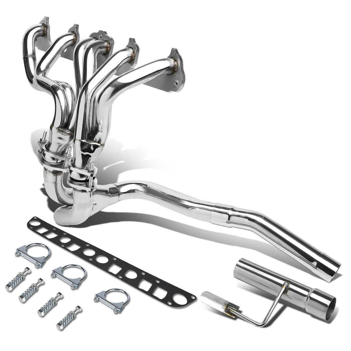 HEADERS STAINLESS STEEL - 91-99 JEEP GRAND CHEROKEE WRANGLER YJ TJ XJ 4.0 6CYL - W/ Y-PIPE