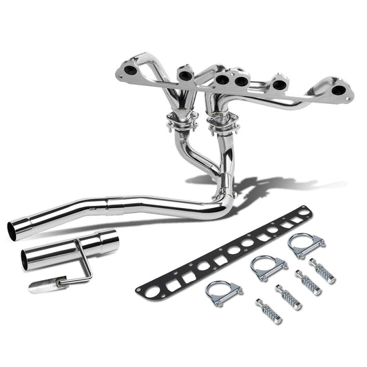 HEADERS STAINLESS STEEL - 91-99 JEEP GRAND CHEROKEE WRANGLER YJ TJ XJ 4.0 6CYL - W/ Y-PIPE
