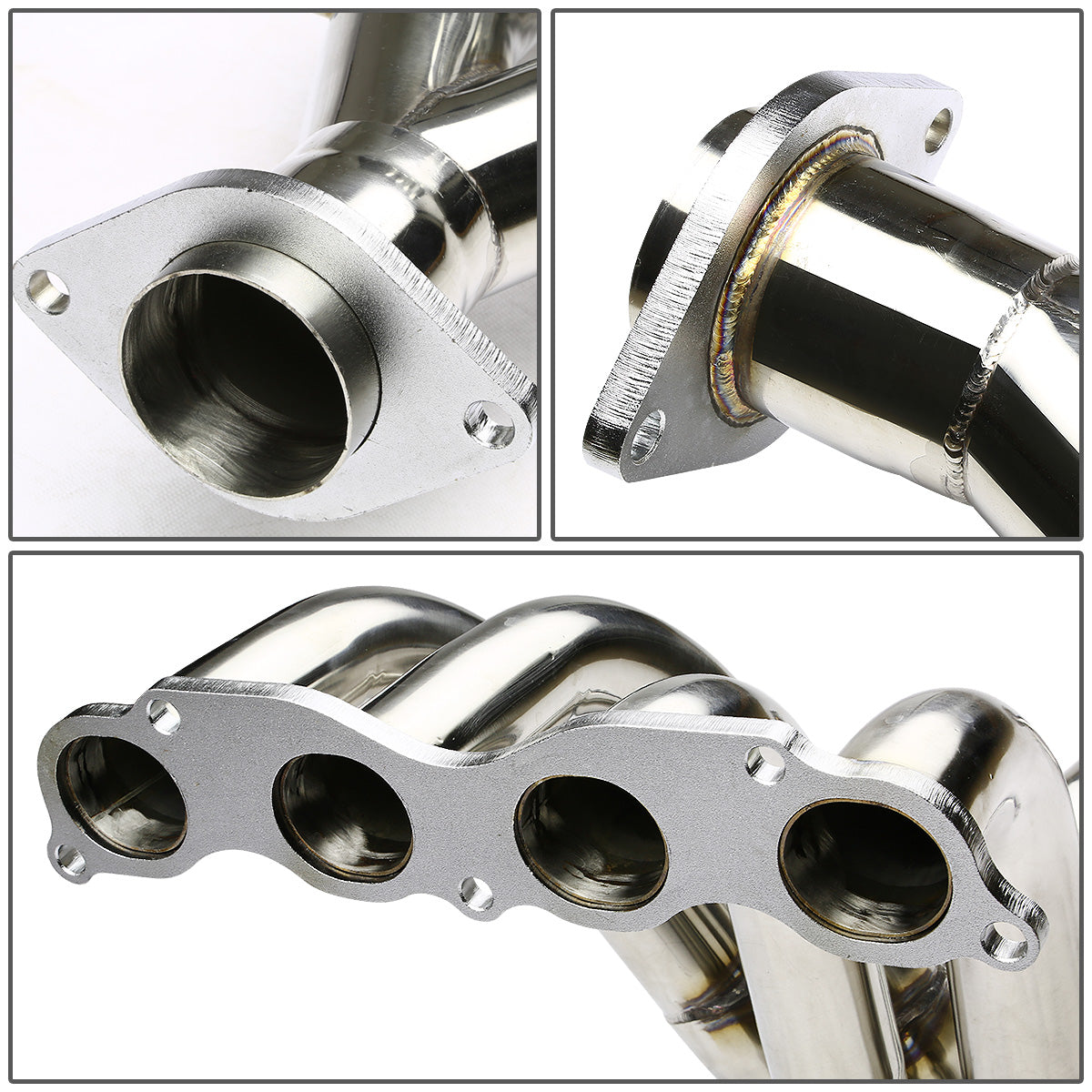 HEADERS STAINLESS STEEL - 92-00 HONDA CIVIC/ DEL SOL EG EK/ ACURA INTEGRA DB DC K20 K24 SWAP MOTOR - TRI-Y 4-2-1