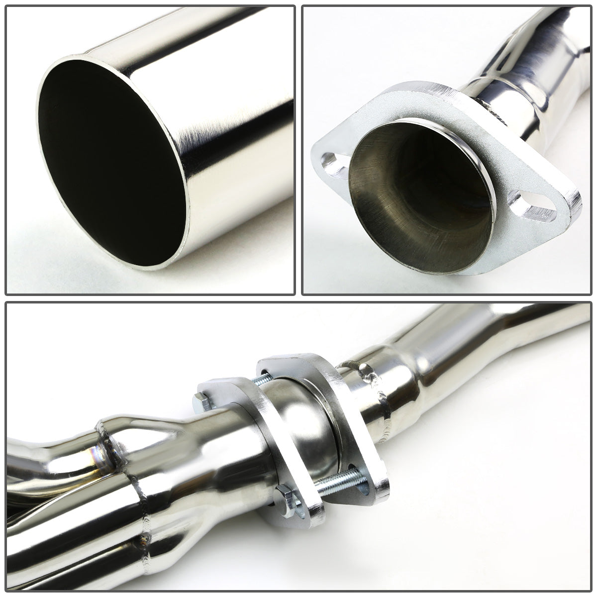 HEADERS STAINLESS STEEL - 90-97 NISSAN HARDBODY PICKUP / D21 2.4L LONG TUBE