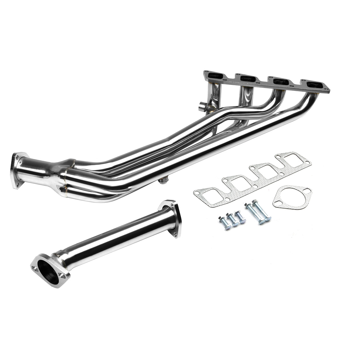 HEADERS STAINLESS STEEL - 89-94 NISSAN 240SX/180SX S13 SILVIA KA24DE + DOWNPIPE