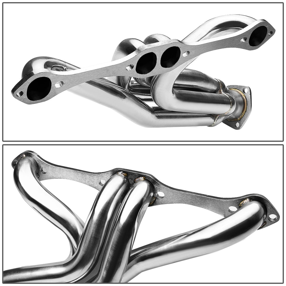 HEADERS STAINLESS STEEL - 55-57 CHEVY SMALL BLOCK PLAIN 283 CID 4.6L V8