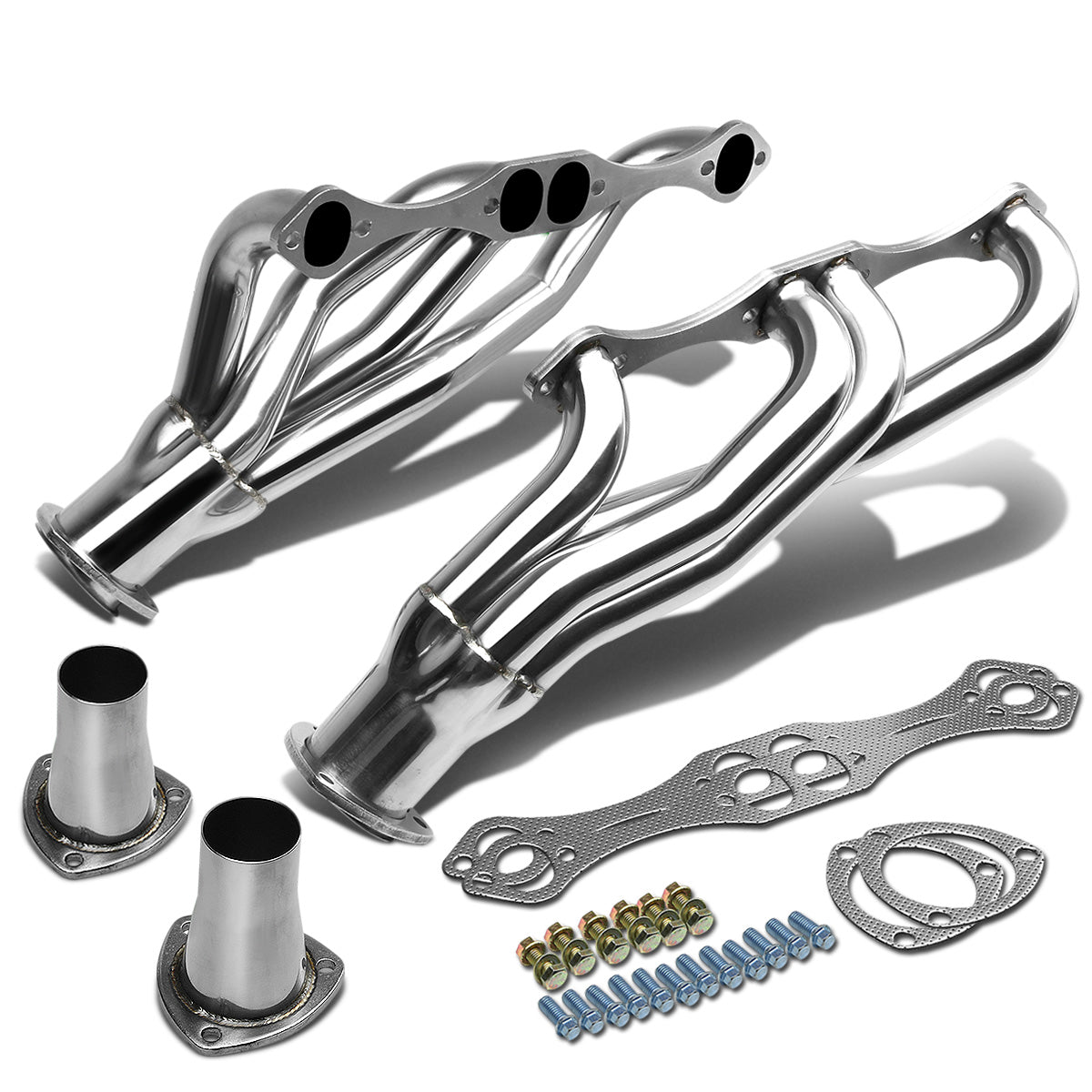 HEADERS STAINLESS STEEL - 64-88 CHEVY SMALL BLOCK A- / F- / G-BODY - PLAIN / CLIPSTER HEADER