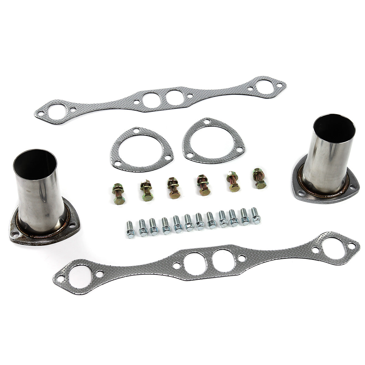 HEADERS STAINLESS STEEL - 70-96 CHEVY SMALL BLOCK HUGGER SBC 283 / 305 / 327 / 350 / 400 - LONG TUBE