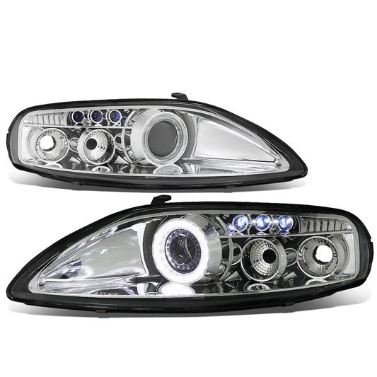 FAROS 92-00 LEXUS SC300 / LEXUS SC400 2-DOOR - LED DRL - HALO PROJECTOR - CHROME HOUSING - 9006 LOW BEAM / 9005 HIGH BEAM