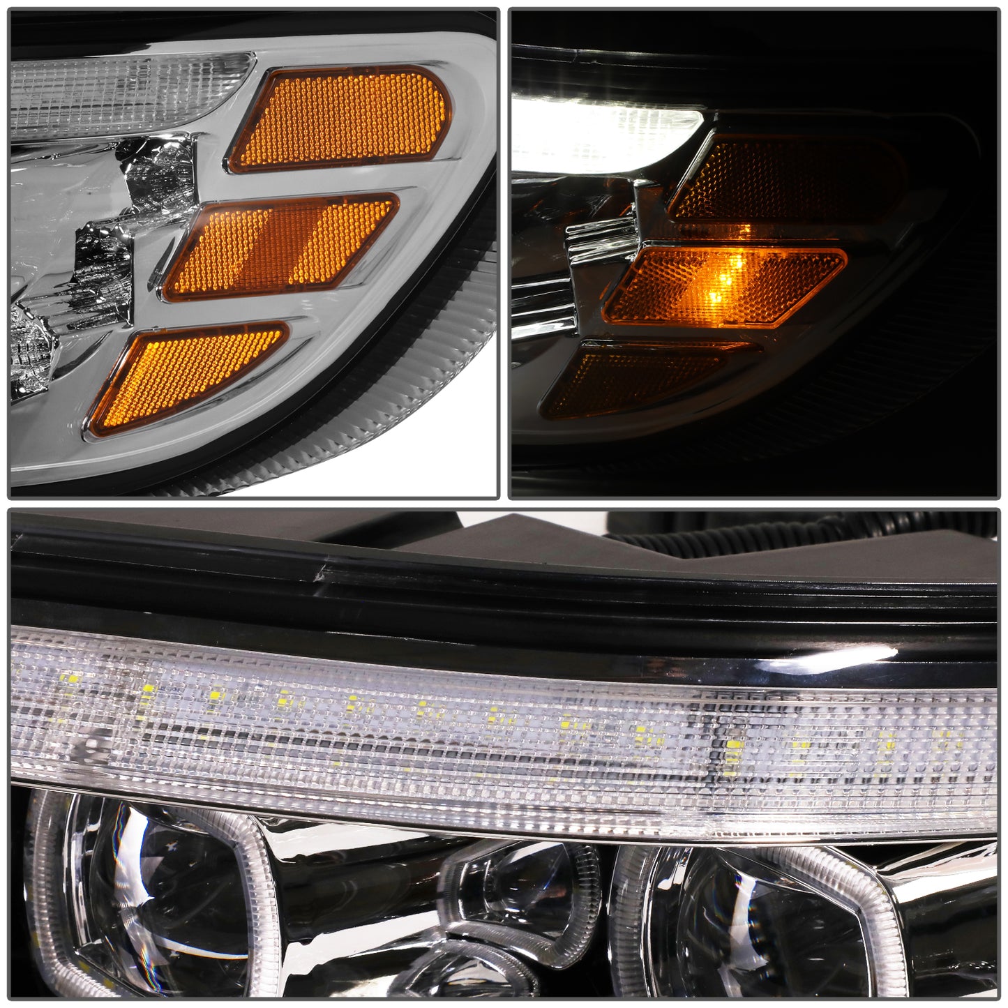 FAROS 05-16 PETERBILT 386 / 08-19 325 / 05-10 335 / 10-20 337 / 07-10 340 / 10-20 348 / 07-18 382 / 07-14 384 / 99-11 387 - LED - CLEAR