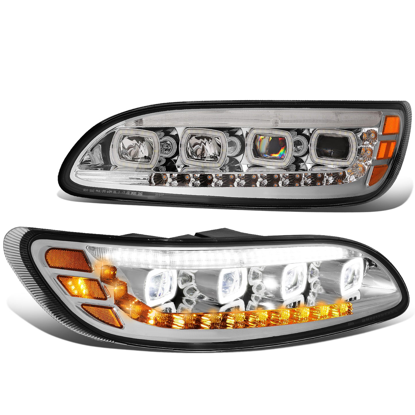 FAROS 05-16 PETERBILT 386 / 08-19 325 / 05-10 335 / 10-20 337 / 07-10 340 / 10-20 348 / 07-18 382 / 07-14 384 / 99-11 387 - LED - CLEAR