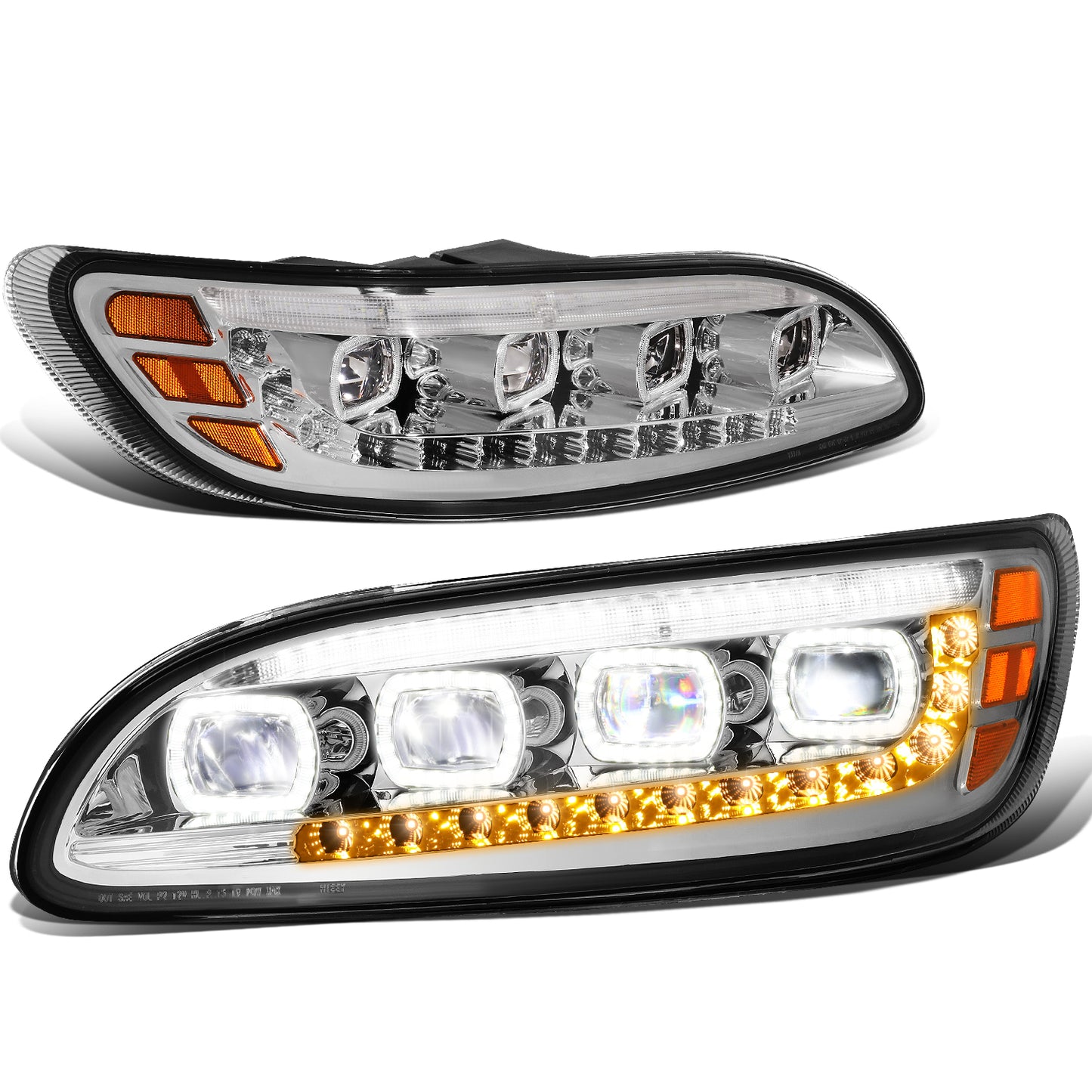 FAROS 05-16 PETERBILT 386 / 08-19 325 / 05-10 335 / 10-20 337 / 07-10 340 / 10-20 348 / 07-18 382 / 07-14 384 / 99-11 387 - LED - CLEAR