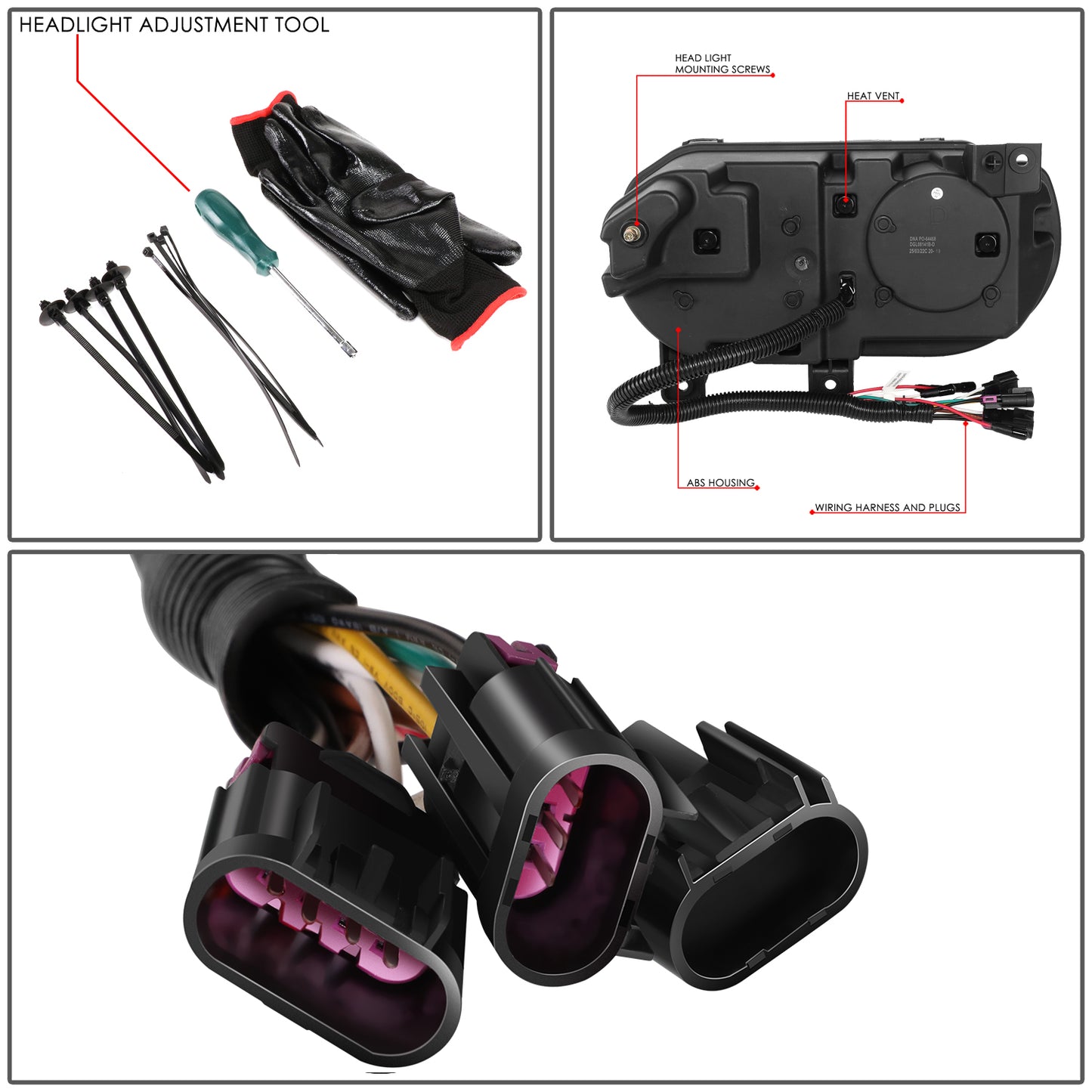FAROS 08-14 DODGE CHALLENGE - BLACK HOUSING
