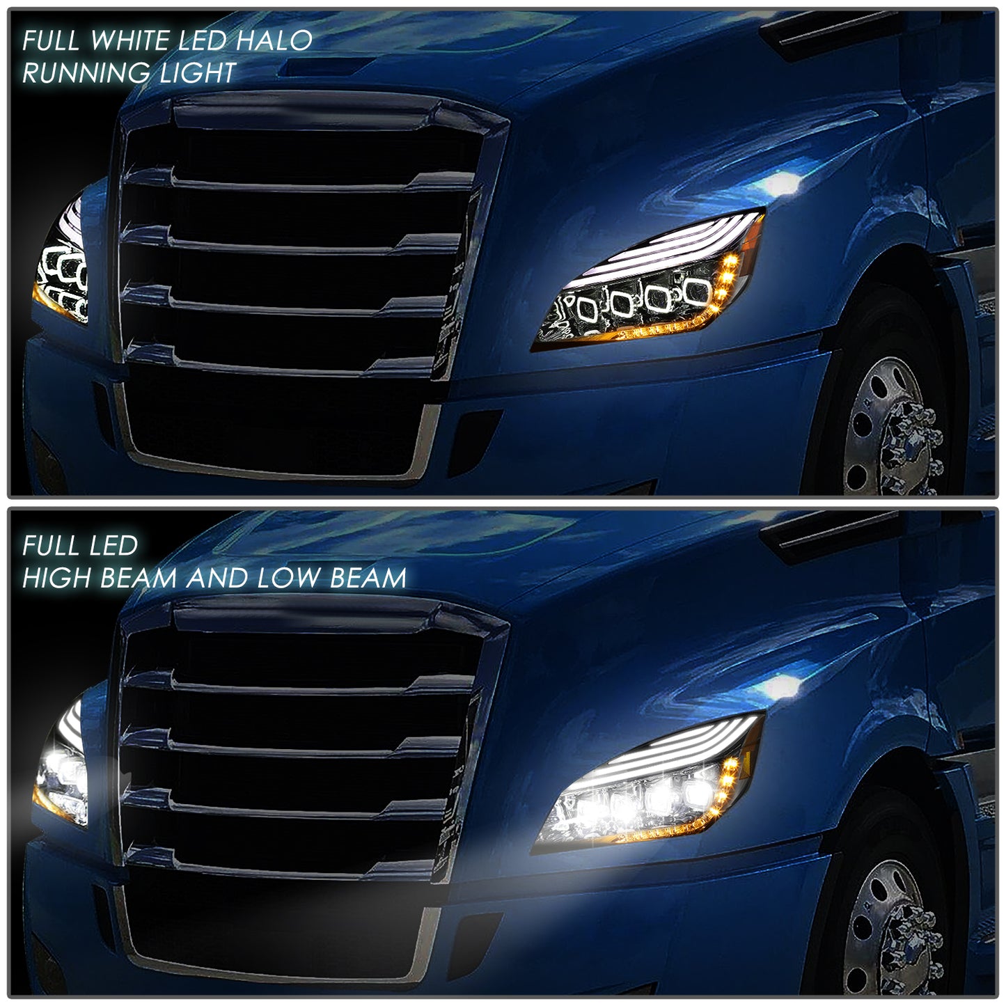 FAROS 18-21 FREIGHTLINER CASCADIA - CHROME