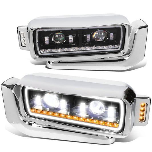 FAROS 81-88 PETERBILT 359 / 87-07 PETERBILT 379 / 08-21 PETERBILT 389 - BLACK
