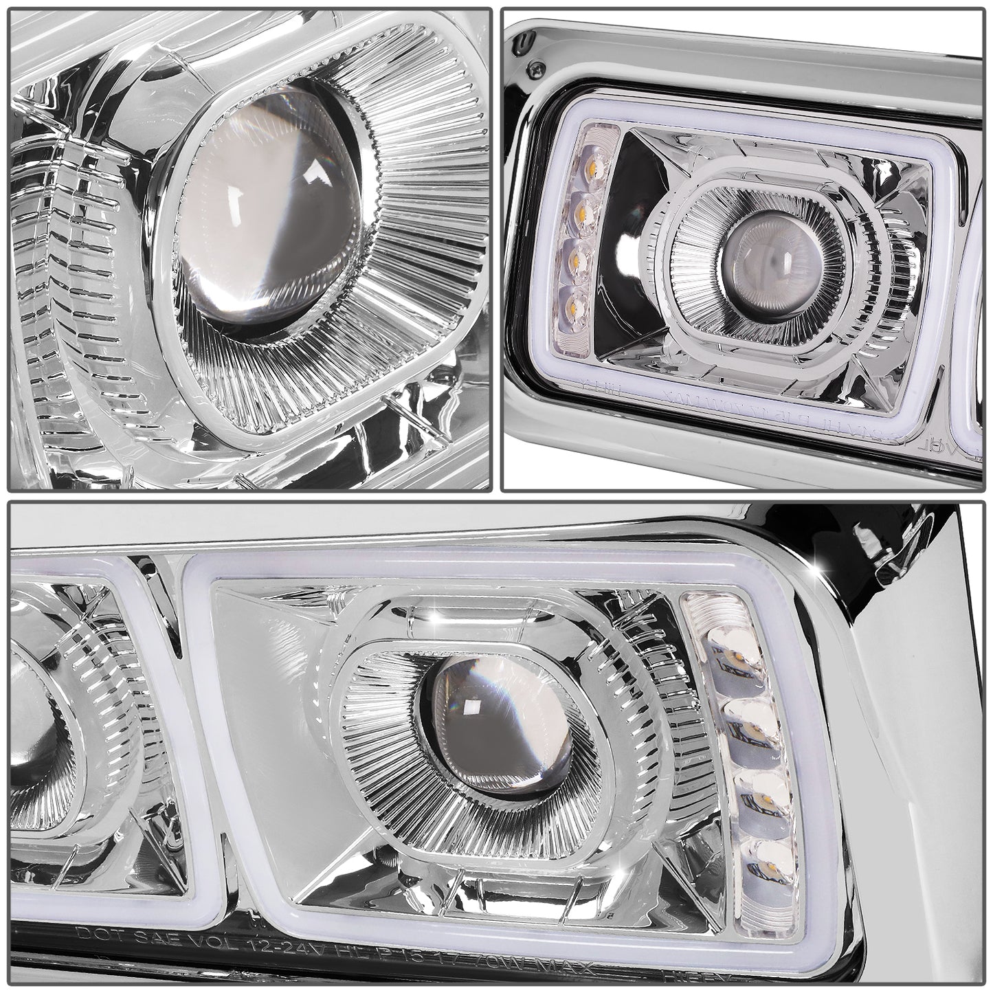 FAROS FREIGHTLINER CLASSIC 01-11 / FREIGHTLINER CLASSIC XL 01-09 / FREIGHTLINER FLD120SD 03-12 / KENWORTH T600A 86-07 / KENWORTH T800 87-19 / KENWORTH W900 81-19 / PETERBILT 357 86-08 / PETERBILT 365 08-19 / PETERBILT 378 88-07 / PETERBILT 379 85-07 /