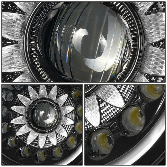 FAROS 2008-2014 DODGE CHALLENGER LED HEADLIGHT BLACK
