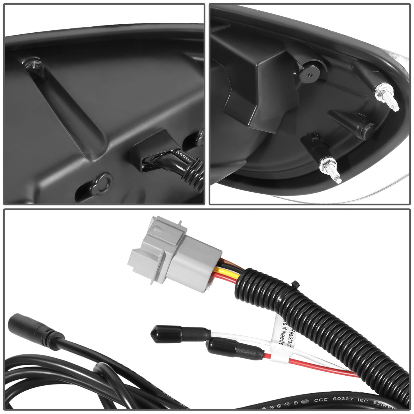 FAROS 08-19 PETERBILT 325 / 05-20 PETERBILT 330 / 05-10 PETERBILT 335 / 10-20 PETERBILT 337 / 07-10 PETERBILT 340 / 10-20 PETERBILT 348 / 07-18 PETERBILT 382 / 07-14 PETERBILT 384 / 05-16 PETERBILT 386 / 99-11 PETERBILT 387 - FULL LED RGB DRL - BLACK