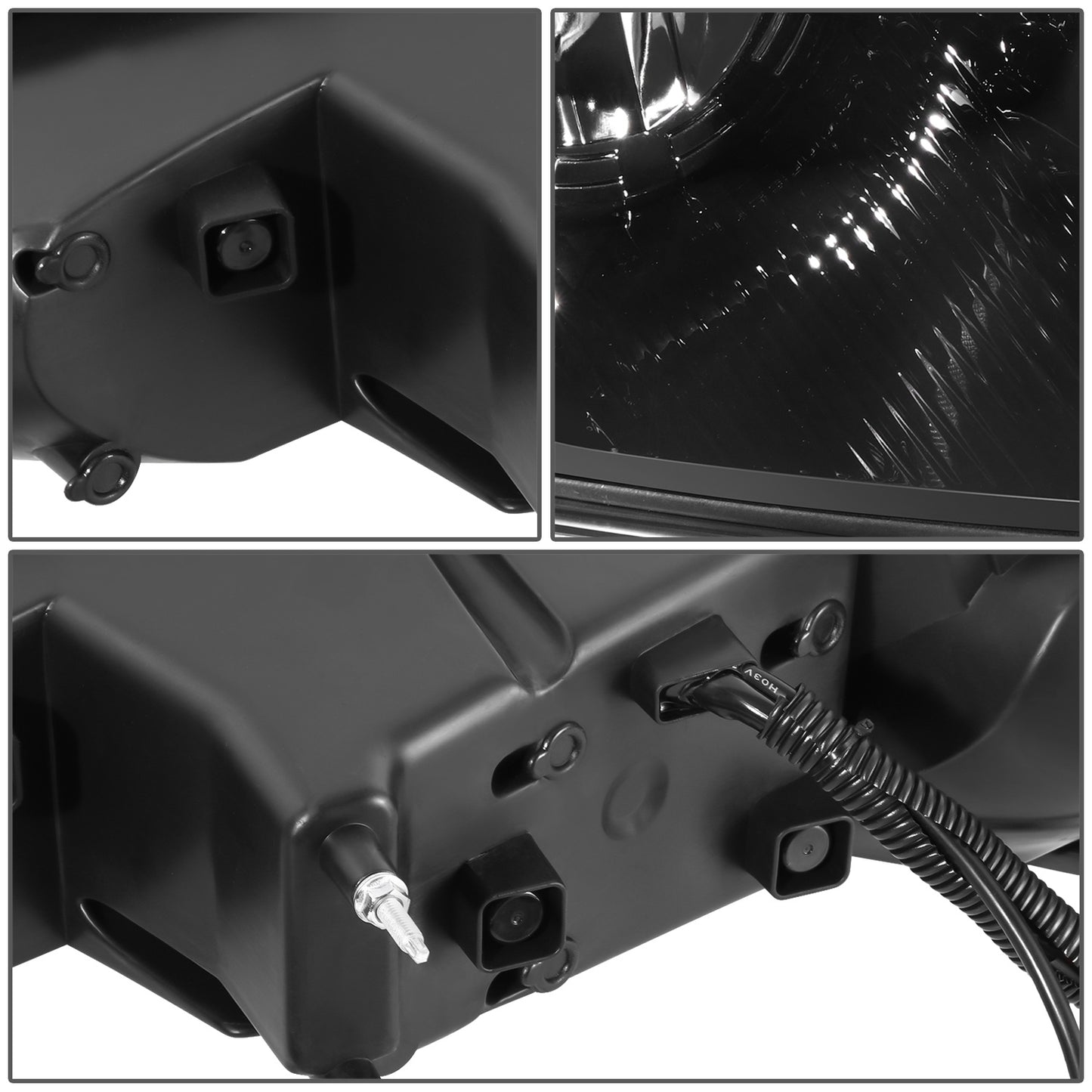 FAROS 08-19 PETERBILT 325 / 05-20 PETERBILT 330 / 05-10 PETERBILT 335 / 10-20 PETERBILT 337 / 07-10 PETERBILT 340 / 10-20 PETERBILT 348 / 07-18 PETERBILT 382 / 07-14 PETERBILT 384 / 05-16 PETERBILT 386 / 99-11 PETERBILT 387 - FULL LED RGB DRL - BLACK