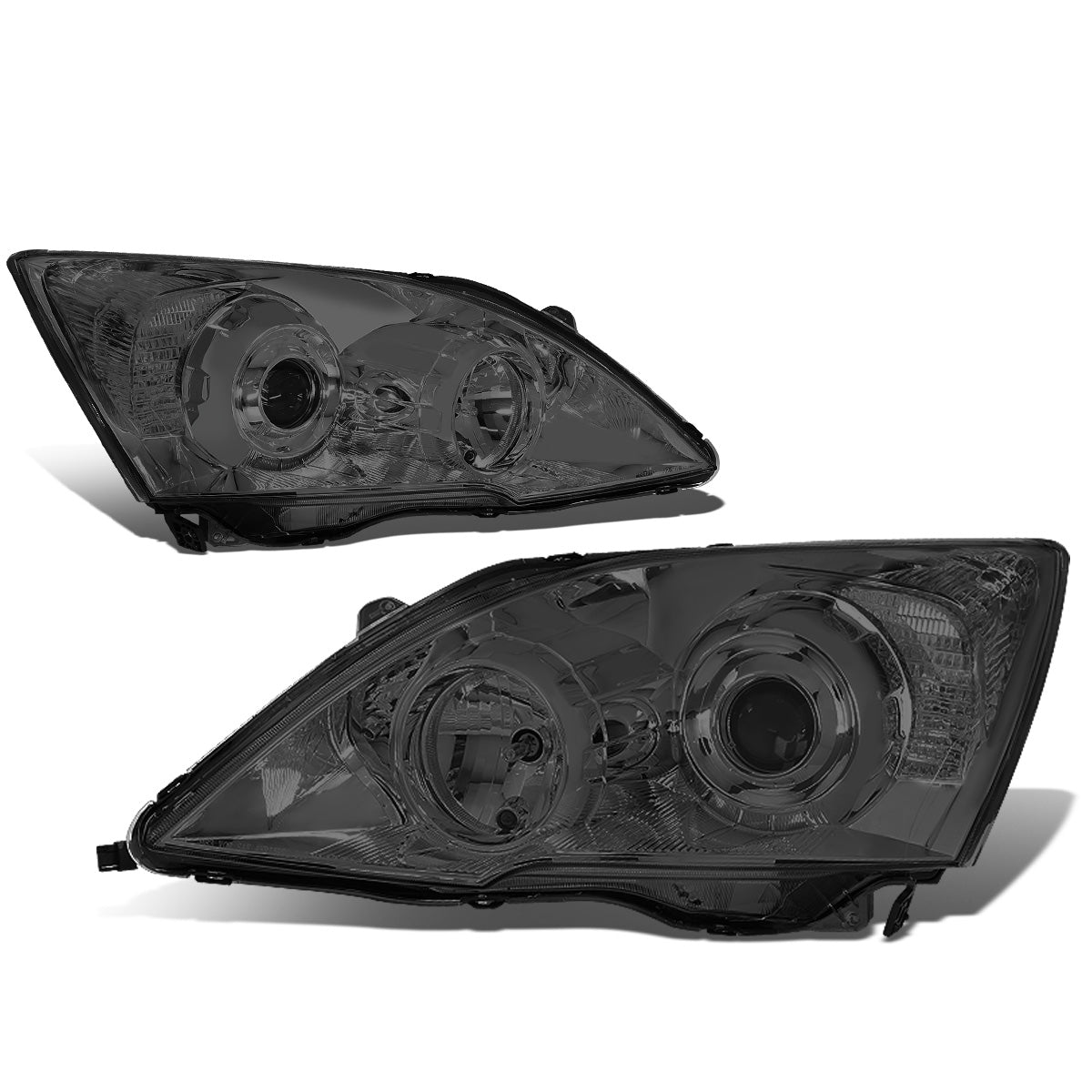 FAROS 07-11 HONDA CR-V 4-DOOR - PROJECTOR - SMOKE HOUSING / CLEAR CORNER - H1 LOW BEAM / HIGH BEAM