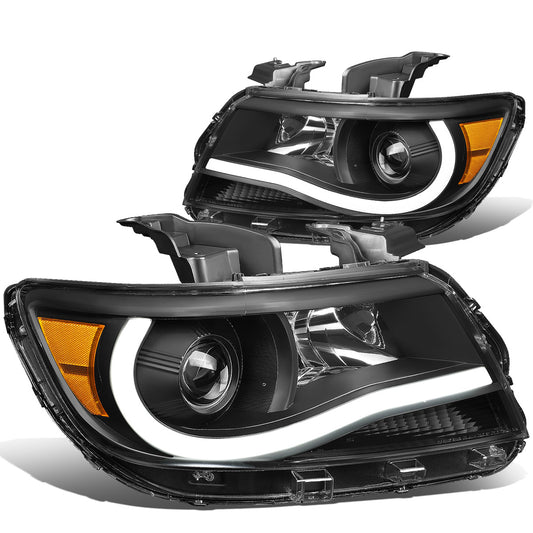 FAROS 15-20 CHEVY COLORADO - LED DRL - PROJECTOR - BLACK HOUSING / AMBER CORNER