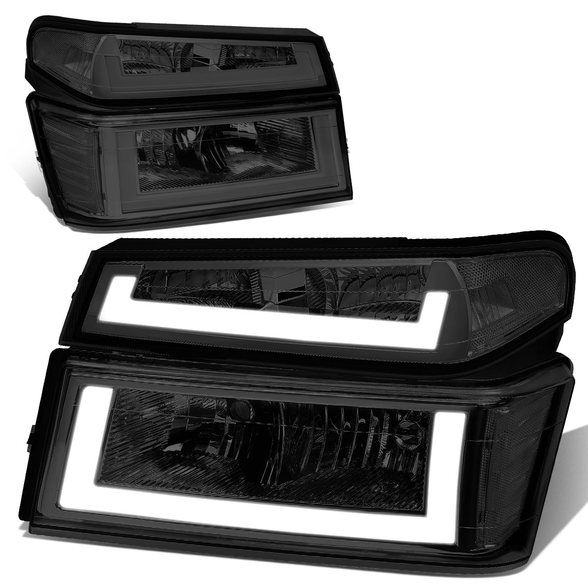 FAROS 04-12 CHEVY COLORADO - LED RUNNING LIGHTS REQUIRE TAPPING INTO EXISTING WIRING - LED DRL - SMOKE HOUSING / CLEAR CORNER - 9006 LOW BEAM / 9005 HIGH